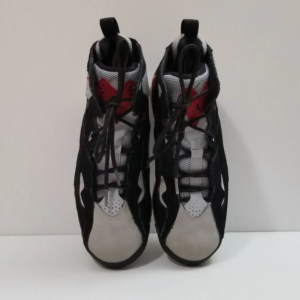 Nike Air Jordan True Flight GS Black Varsity Red Wolf Grey Sz 6.5Y / Women's 8